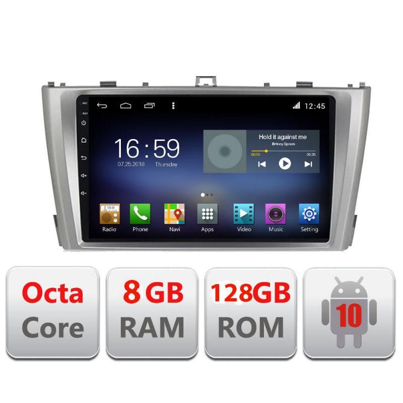 Navigatie TOYOTA AVENSIS 2009-2013 F-TY12 Octa Core cu Android Radio Bluetooth Internet GPS WIFI DSP 8+128GB 4G