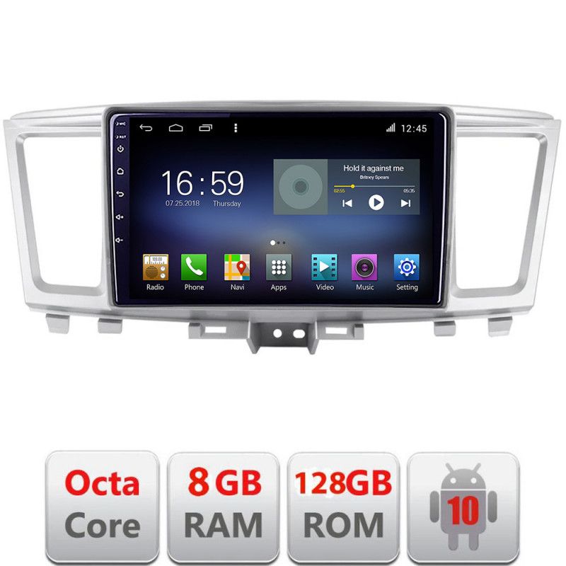 Navigatie Infinity QX60 2014-2020 Android radio gps internet Octa Core 8+128 LTE KIT-qx60+EDT-E609