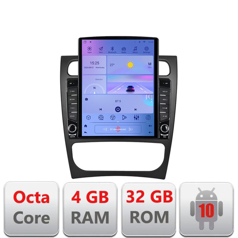 Navigatie Mercedes CLK facelift Android radio gps internet Octa Core 4+64 LTE Kit-facelift+EDT-E709