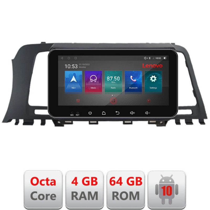 Navigatie Nissan Murano Z51 2007-2013 Android radio gps internet Octa Core 4+64 LTE ecran de 10.33\' wide KIT-murano2010+EDT-E511-pro