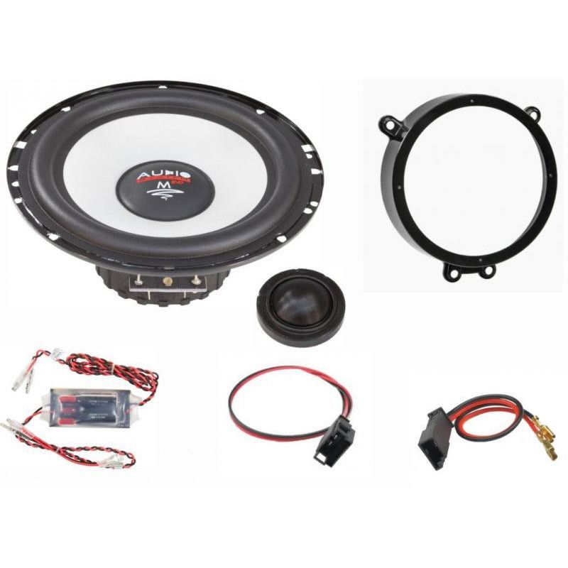 KIT Sistem component Dedicat Mercedes Clasa C W203 m-fit 6.5" 165 mm 90W Audio System German Sound