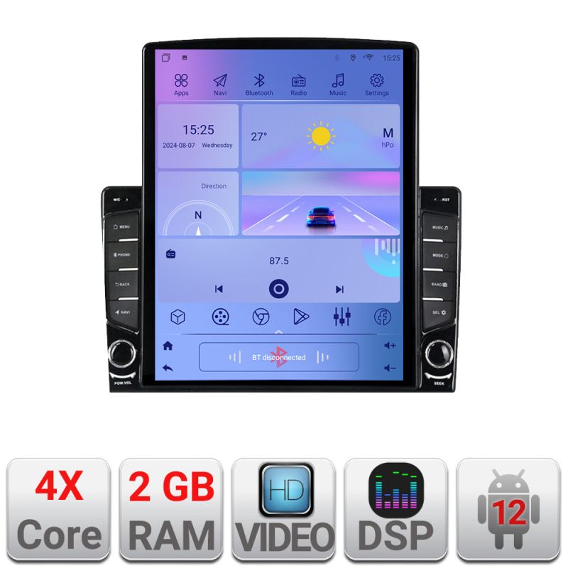 Navigatie Kia Ceed 2010-2012 Android radio gps internet quad core 2+32 ecran vertical 9.7