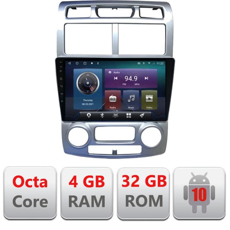 Navigatie Kia Sportage 2005-2007 C-0023 Octa Core cu Android Radio Bluetooth Internet GPS WIFI 4+32GB