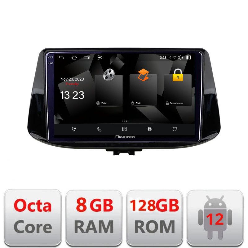 Navigatie Hyundai I30 2017- 5960Pro-1041 Android Octa Core Qualcomm 2K Qled 8+128 DTS DSP 360 4G Optical