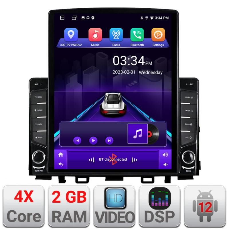 Navigatie Kia Stonic 2016-2020 Android radio gps internet quad core 2+32 ecran vertical 9.7