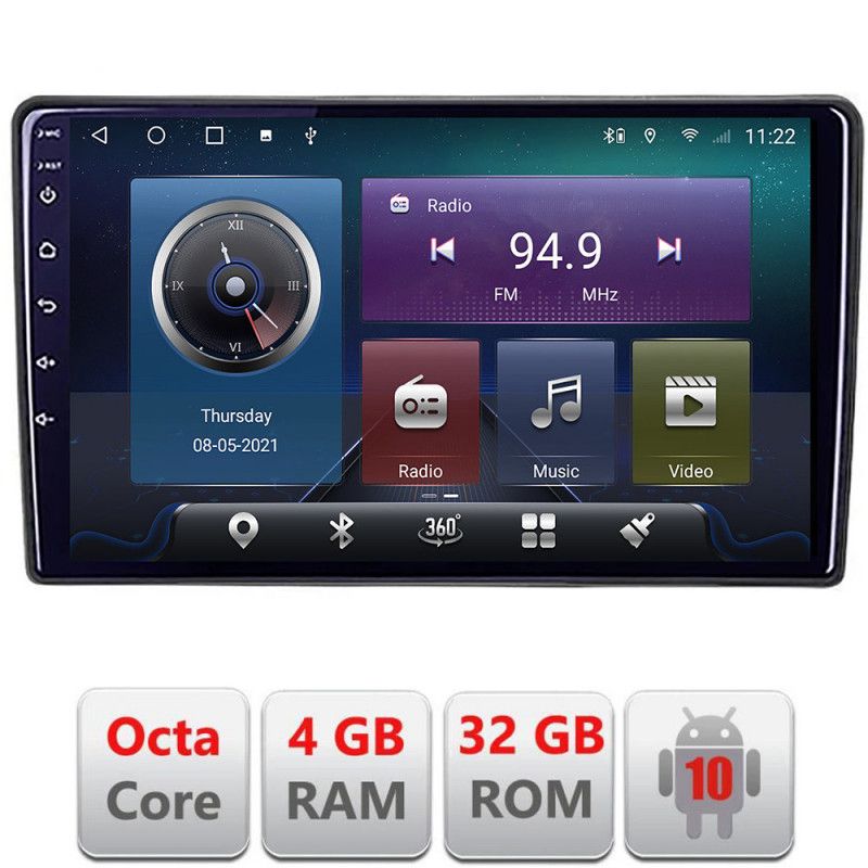 Navigatie Kia Ceed 2010-2012 Android radio gps internet Octa core 4+32 KIT-Ceed10+EDT-E409