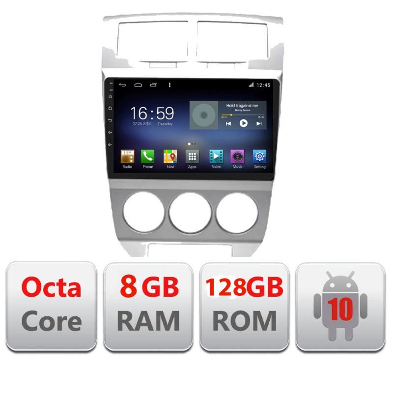 Navigatie Dodge Caliber 2006-2010 F-caliber-06 Octa Core cu Android Radio Bluetooth Internet GPS WIFI DSP 8+128GB 4G