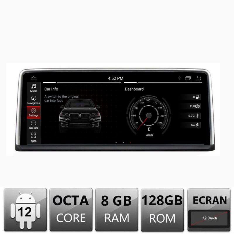 Navigatie BMW X5 X6 F15 F16 2016-2019 cu ecran EVO Android ecran 12.3