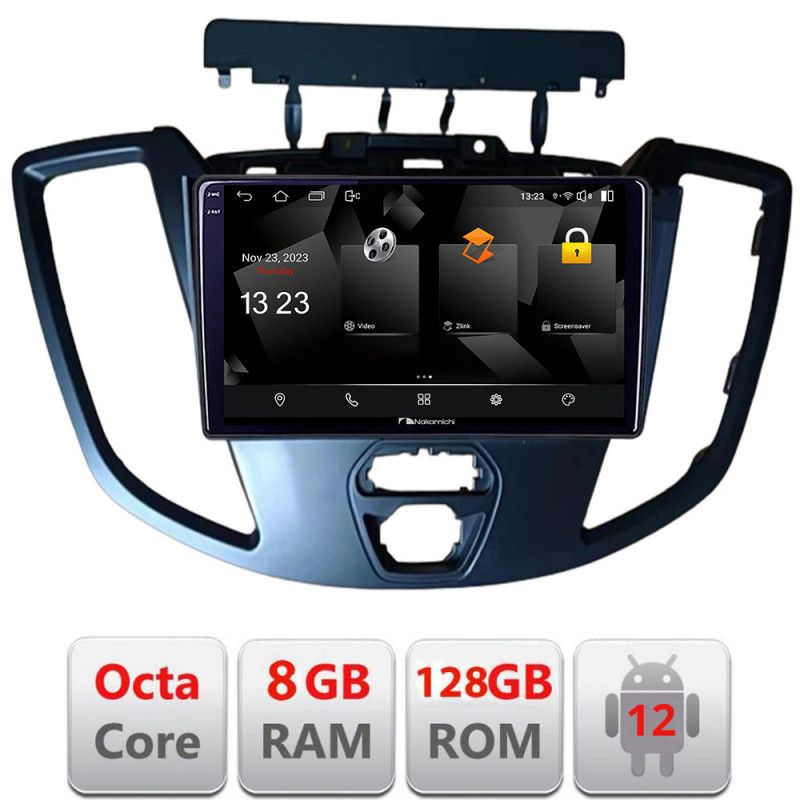 Navigatie Ford Transit 2015-2020 Android radio gps internet octa core 8+128 carplay android auto