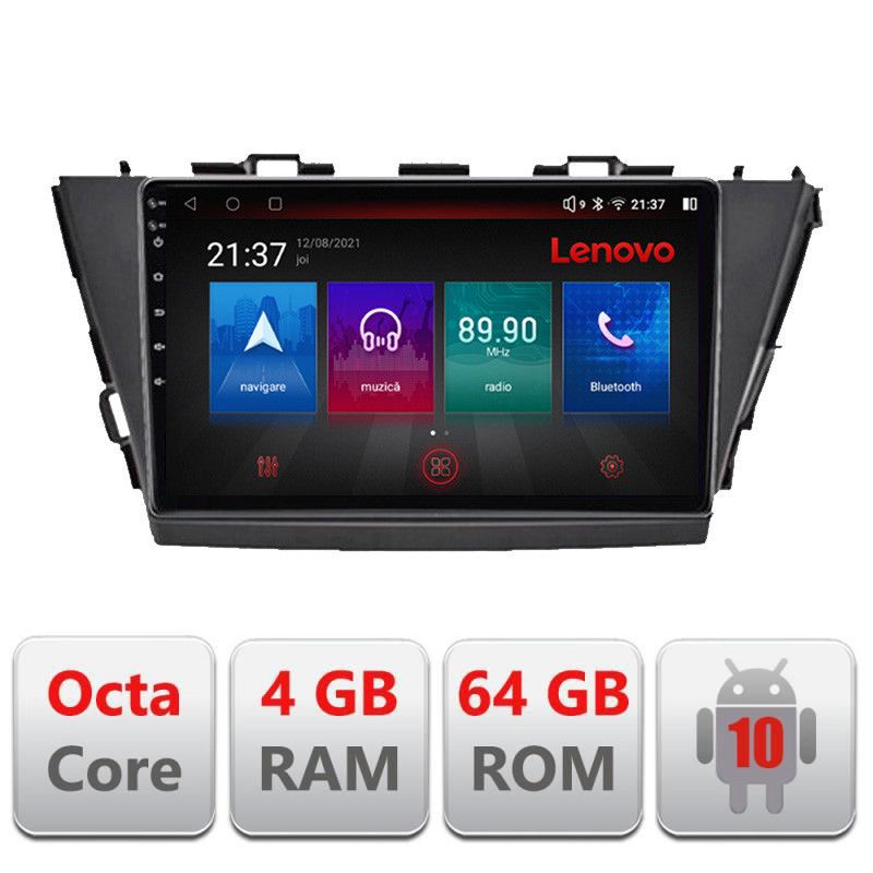 Navigatie Toyota Prius 5 Plus 2012-2020 Android radio gps internet Octa Core 4+64 LTE kit-prius5-plus+EDT-E509-