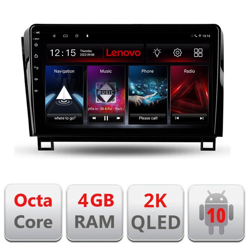 Navigatie Toyota Tundra 2007-2013 Android radio bluetooth internet DSP 8Core 4 GB ram carplay androi