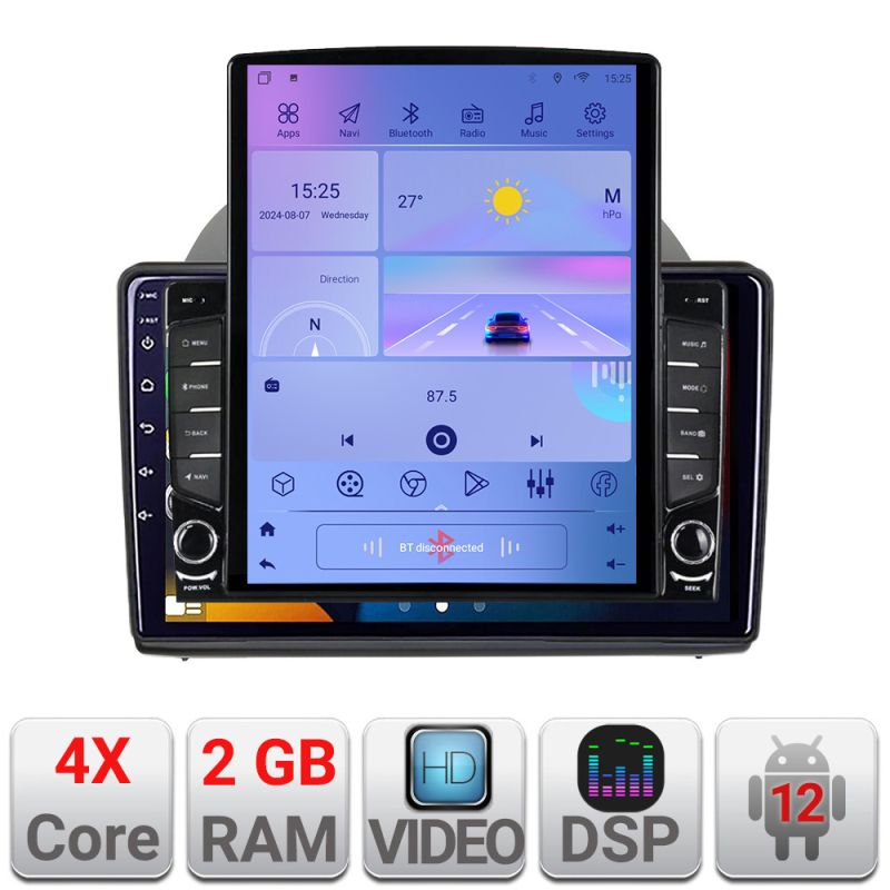 Navigatie Ford Ecosport 2017-2019 Android radio gps internet quad core 2+32 ecran vertical 9.7