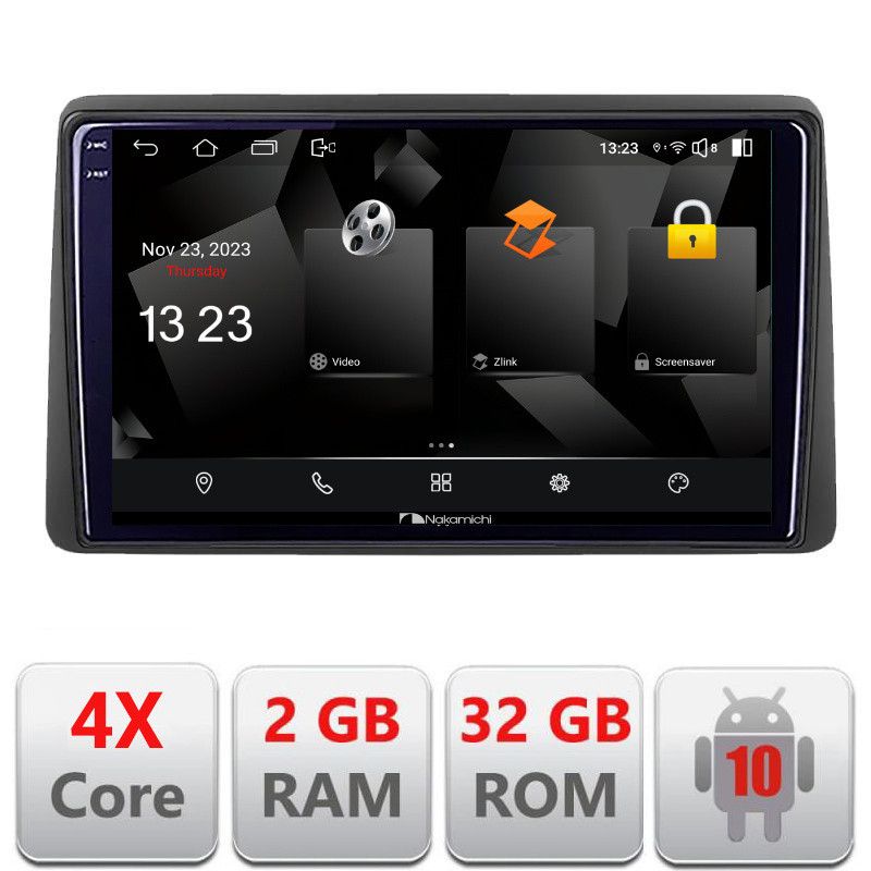 Navigatie Opel Movano Renault Master 2020- Android Ecran 720P Quad Core 2+32 carplay android auto