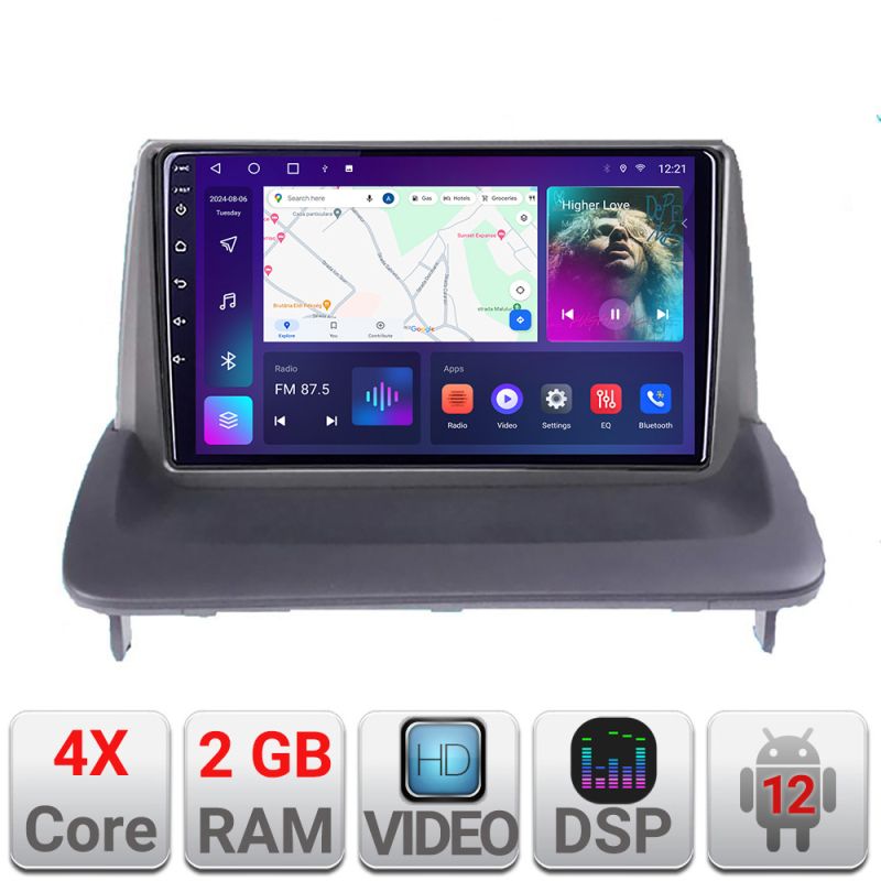 Navigatie Volvo C40 C30 S40 C70 V50 A-C40 2+32 GB Android Waze USB Navigatie Internet Youtube Radio