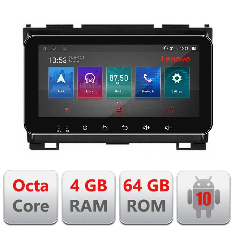 Navigatie Hummer H2 intre anii 2008-2009 Android radio gps internet 4+64 ecran 10.33" Kit-H2+EDT-E511-PRO