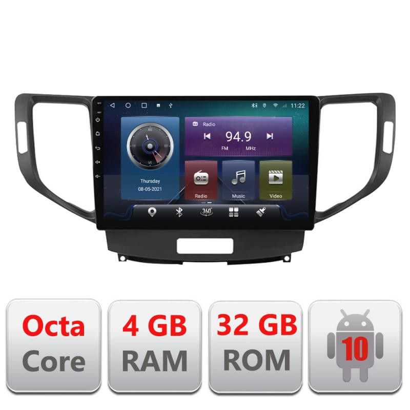 Navigatie Honda Accord 2008-2012 C-8951 Octa Core cu Android Radio Bluetooth Internet GPS WIFI 4+32GB