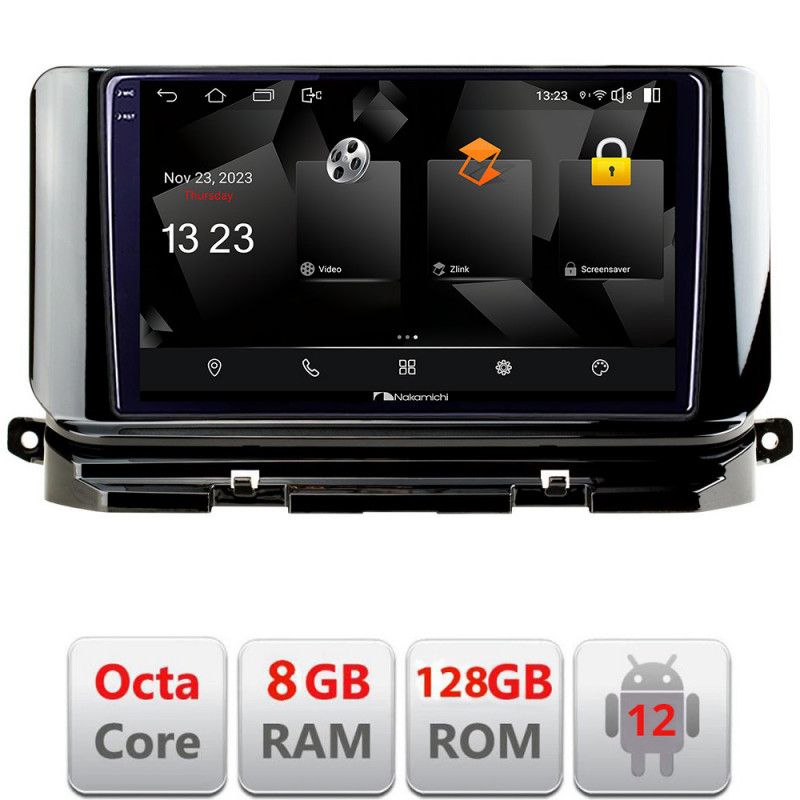 Navigatie Skoda Octavia 4 2020-2024 Android radio gps internet octa core 8+128 carplay android auto