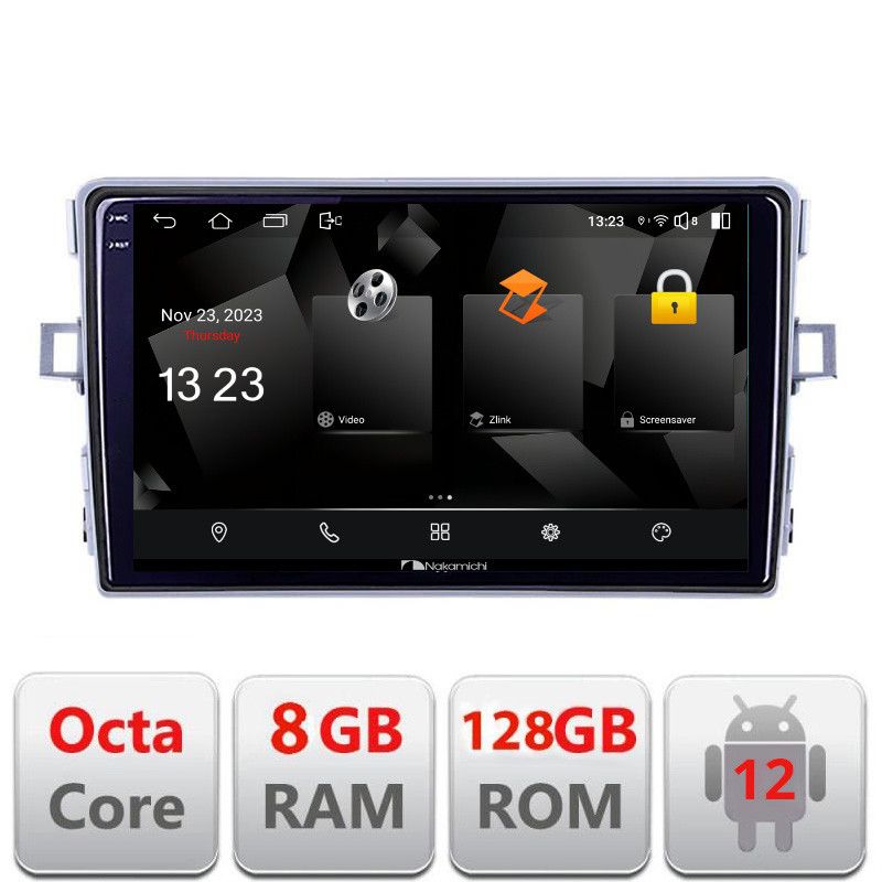 Navigatie Toyota Verso 2010-2016 5960Pro-133 Android Octa Core Qualcomm 2K Qled 8+128 DTS DSP 360 4G Optical