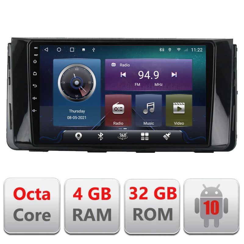 Navigatie HHyundai H350 2016- Android radio gps internet Octa core 4+32 kit-H350+EDT-E409