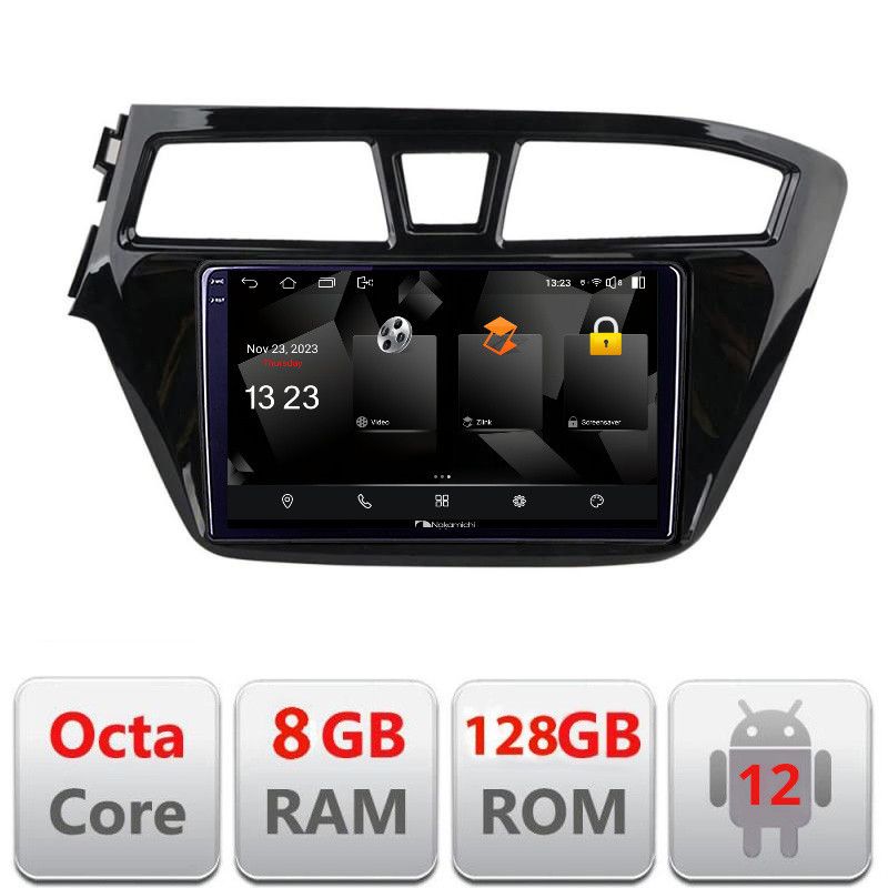 Navigatie HHyundai i20 2015-2018 5960Pro-517 Android Octa Core Qualcomm 2K Qled 8+128 DTS DSP 360 4G Optical