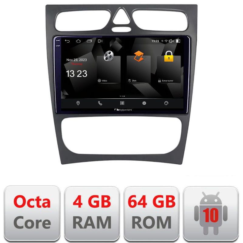 Navigatie Mercedes C W203 2000-2004 5510-clk Android Octa Core 720p 4+64 DSP 360 camera carplay android auto