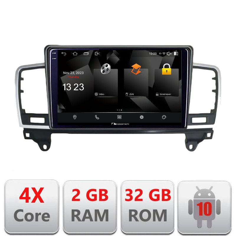 Navigatie Mercedes ML W166 NTG4.5 5230-W166 Android Ecran 720P Quad Core 2+32 carplay android auto