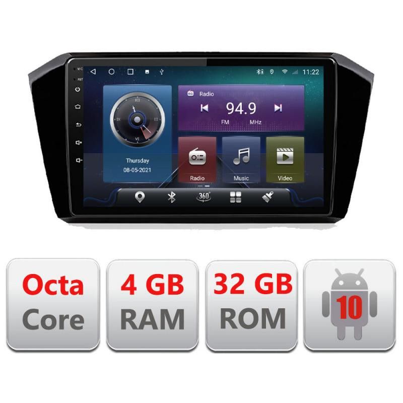 Navigatie VW Passat 2015- C-518 Octa Core cu Android Radio Bluetooth Internet GPS WIFI 4+32GB