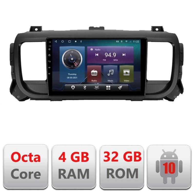 Navigatie Citroen Jumpy Toyota Proace Peugeot Traveller C-jumpy16 Octa Core cu Android Radio Bluetooth Internet GPS WI