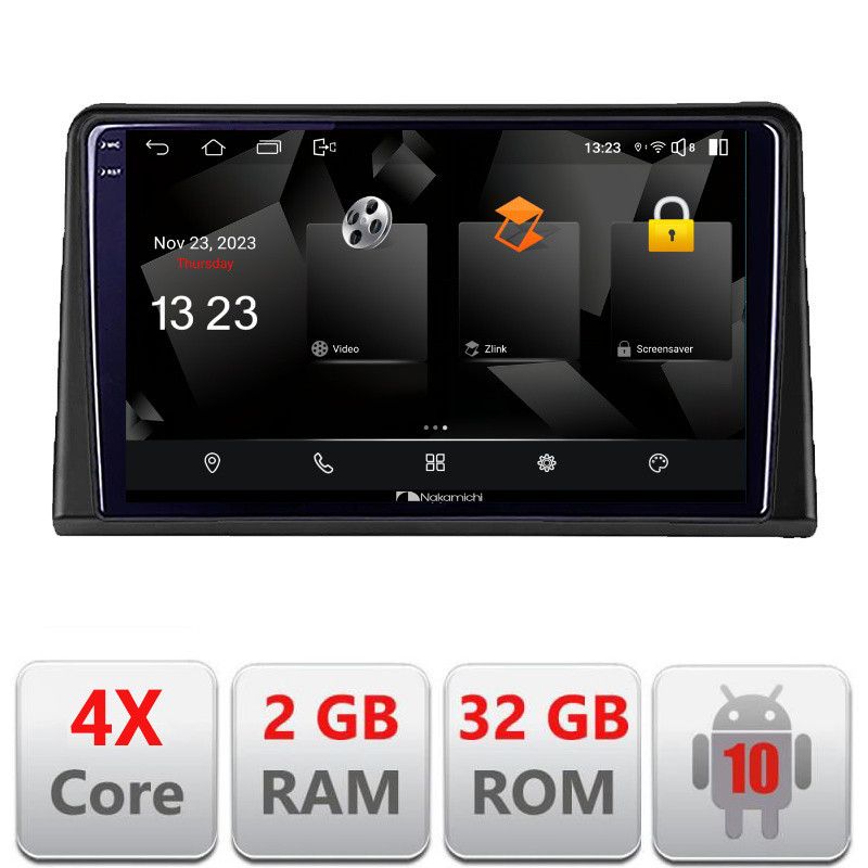 Navigatie Renault Express Android Ecran 720P Quad Core 2+32 carplay android auto