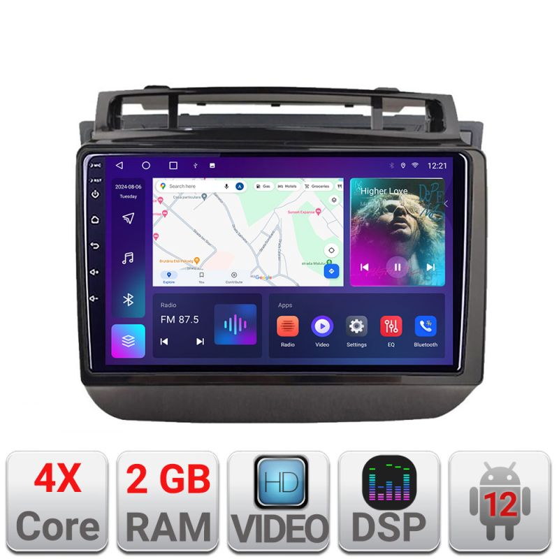 Navigatie VW Touareg 2012-2019 A-1142 2+32 GB Android Waze USB Navigatie Internet Youtube Radio