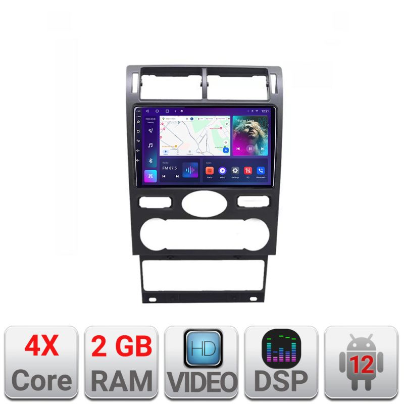 Navigatie Ford Mondeo intre anii 2004-2007 Android radio gps internet 2+32 Kit-mondeo2004+EDT-E209