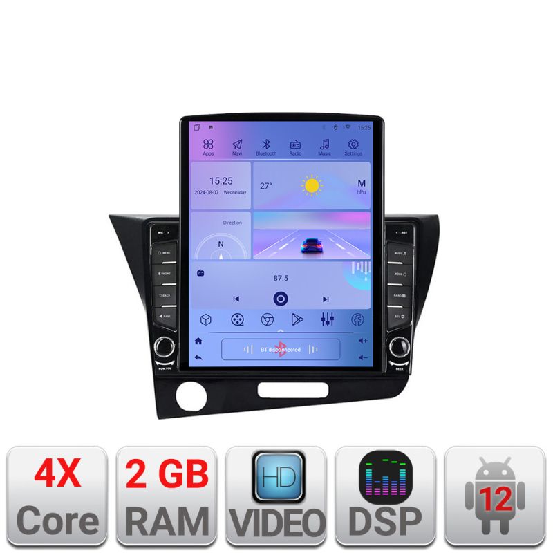 Navigatie Honda CR-Z 2006-2013 Android radio gps internet quad core 2+32 ecran vertical 9.7