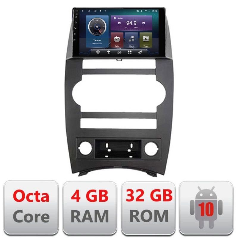 Navigatie Jeep Commander Android radio gps internet Octa core 4+32 Kit-commander+EDT-E409