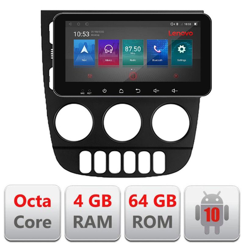 Navigatie Mercedes ML W163 1998-2005 Android radio gps internet Octa Core 4+64 LTE ecran de 10.33\' wide Kit-i20-2012+EDT-E511-pro