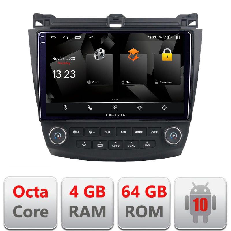 Navigatie Honda Accord 2004-2008 5510-ACCORD Android Octa Core 720p 4+64 DSP 360 camera carplay android auto