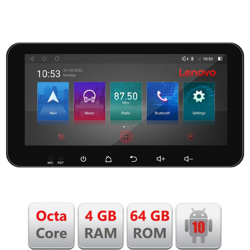 Navigatie Kia Ceed 2010-2012 Android radio gps internet Octa Core 4+64 LTE ecran de 10.33\' wide KIT-Ceed10+EDT-E511-pro