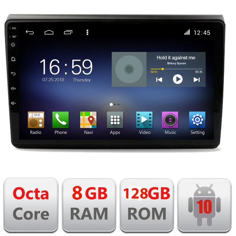 Navigatie Fiat BRAVO 2007-2012 F-bravo Octa Core cu Android Radio Bluetooth Internet GPS WIFI DSP 8+128GB 4G