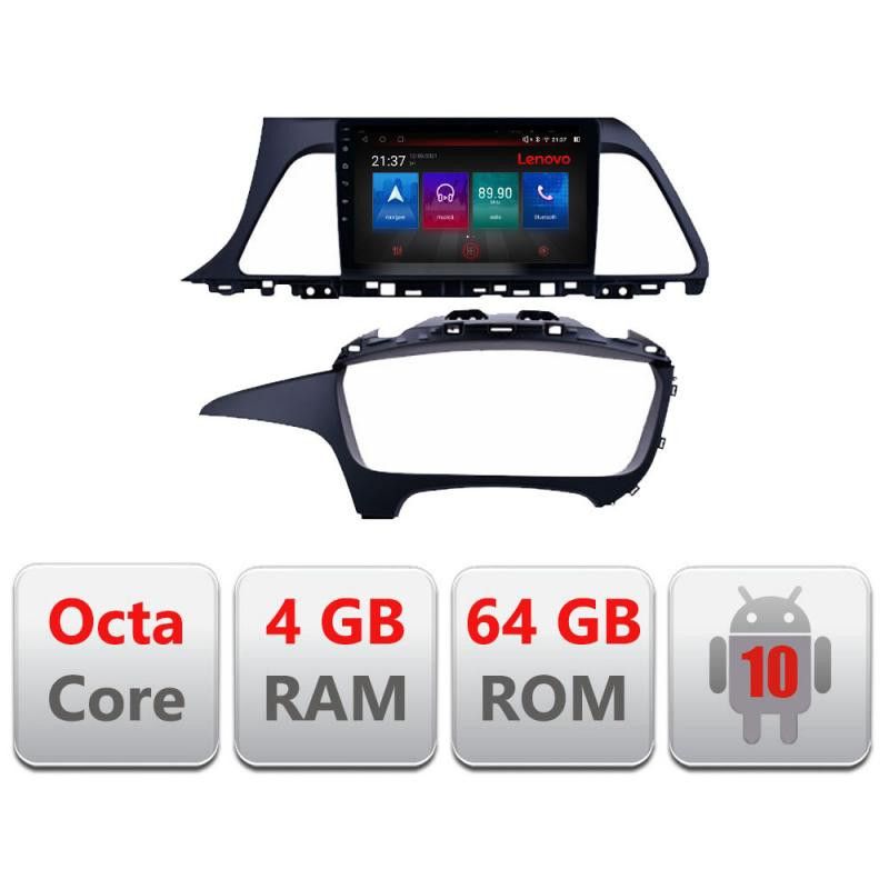 Navigatie HHyundai Sonata E-417 Octa Core cu Android Radio Bluetooth Internet GPS WIFI DSP 4+64GB 4G