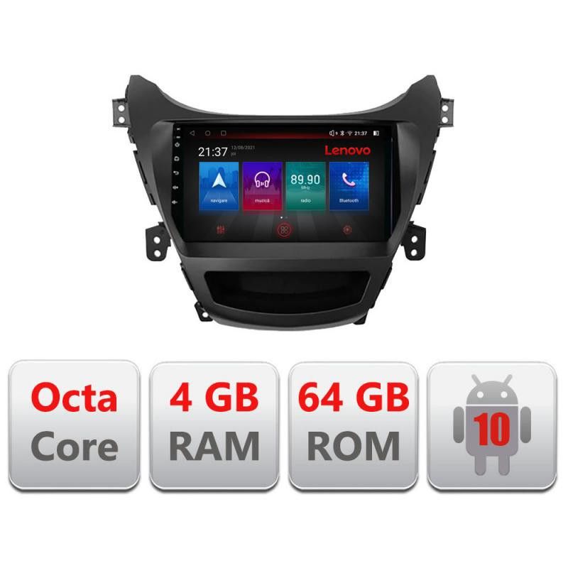 Navigatie HHyundai Elantra 2013-2015 E-359 Octa Core cu Android Radio Bluetooth Internet GPS WIFI DSP 4+64GB 4G