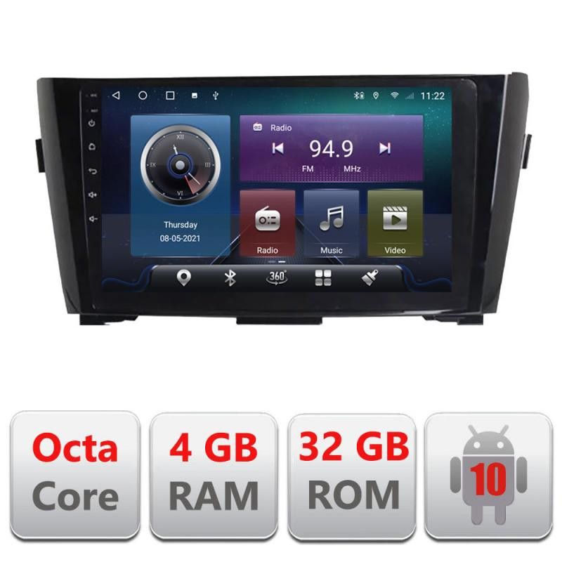 Navigatie Nissan Qashqai/X-Trail 2013- C-353 Octa Core cu Android Radio Bluetooth Internet GPS WIFI 4+32GB