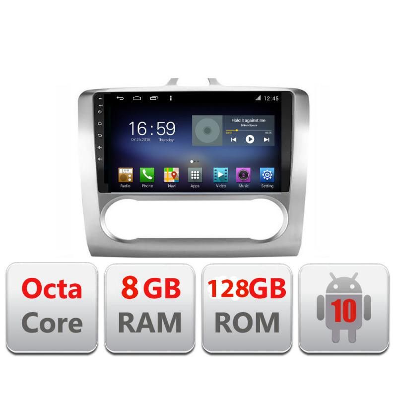 Navigatie FORD FOCUS 2 MANUAL Manual F-140-automatic Octa Core cu Android Radio Bluetooth Internet GPS WIFI DSP 8+128G