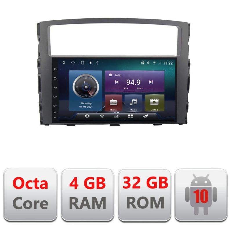 Navigatie Mitsubishi Pajero C-452 Octa Core cu Android Radio Bluetooth Internet GPS WIFI 4+32GB