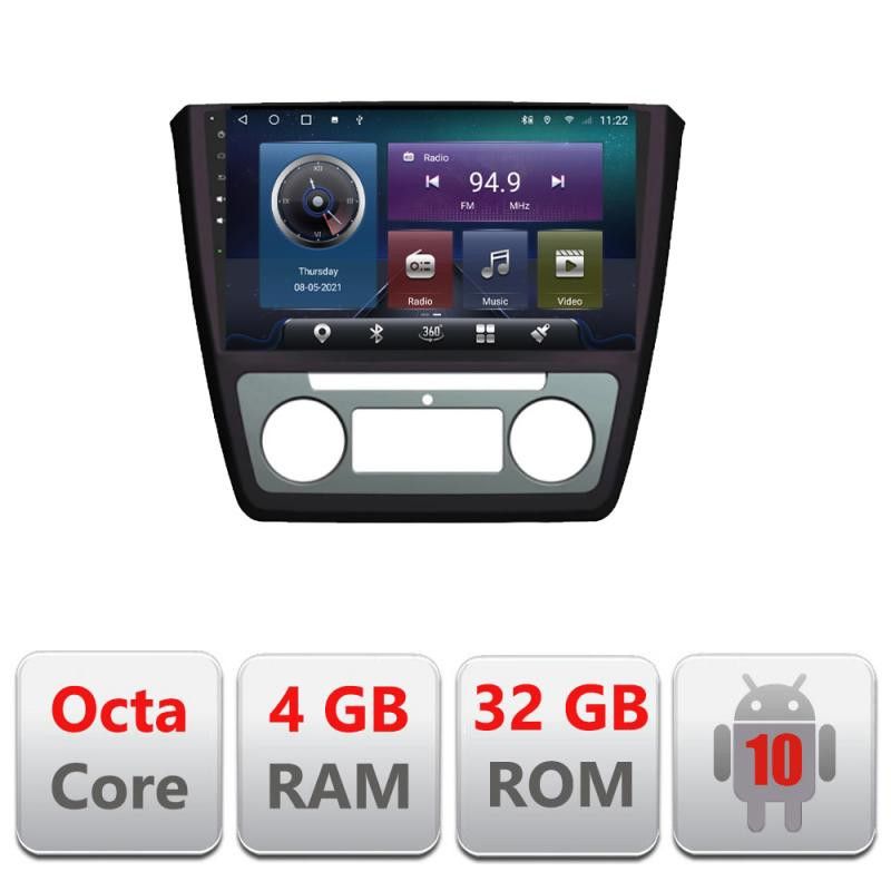 Navigatie Skoda Yeti 2009-2014 C-YETI Octa Core cu Android Radio Bluetooth Internet GPS WIFI 4+32GB