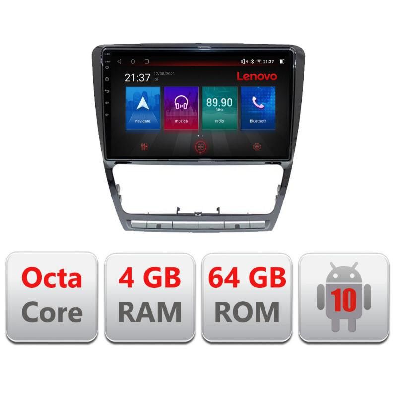 Navigatie Skoda Octavia 2 2005-2013 E-005 Octa Core cu Android Radio Bluetooth Internet GPS WIFI DSP 4+64GB 4G