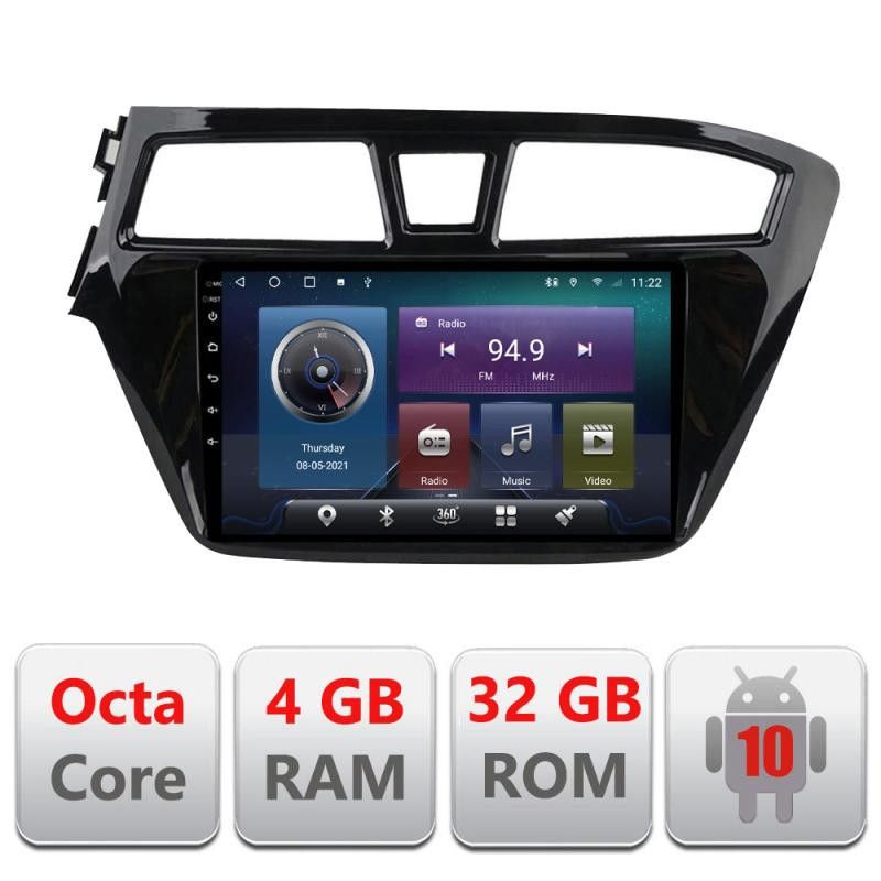 Navigatie HHyundai i20 2015-2018 C-517 Octa Core cu Android Radio Bluetooth Internet GPS WIFI 4+32GB