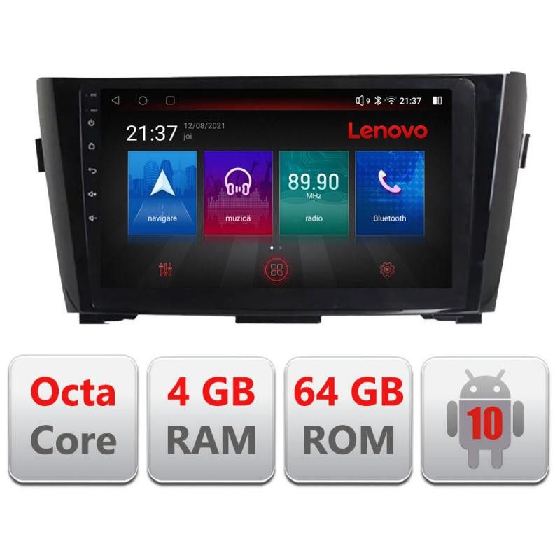 Navigatie Nissan Qashqai E-353 Octa Core cu Android Radio Bluetooth Internet GPS WIFI DSP 4+64GB 4G