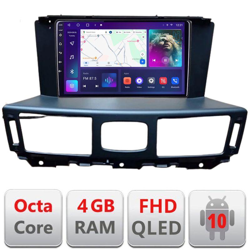 Navigatie Infinity M gen 3 2005-2010 Android radio gps internet quad core 4+64 carplay android auto KIT-Q70+EDT-E309v3