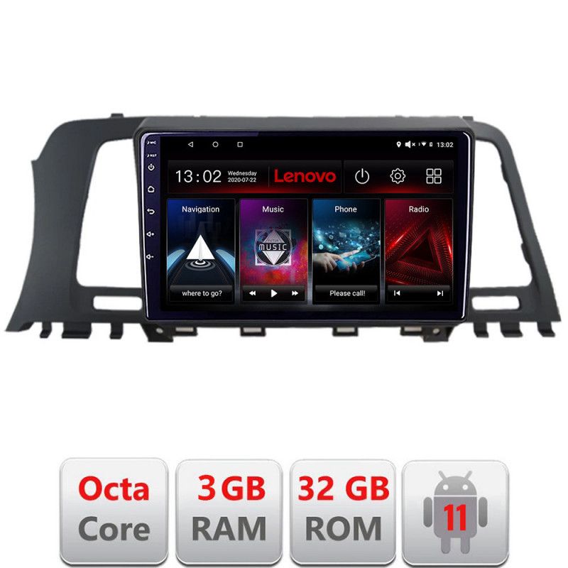 Navigatie Nissan Murano Z51 2007-2013 Android radio gps internet Octa Core 3+32 KIT-murano2010+EDT-E509 LENOVO LITE