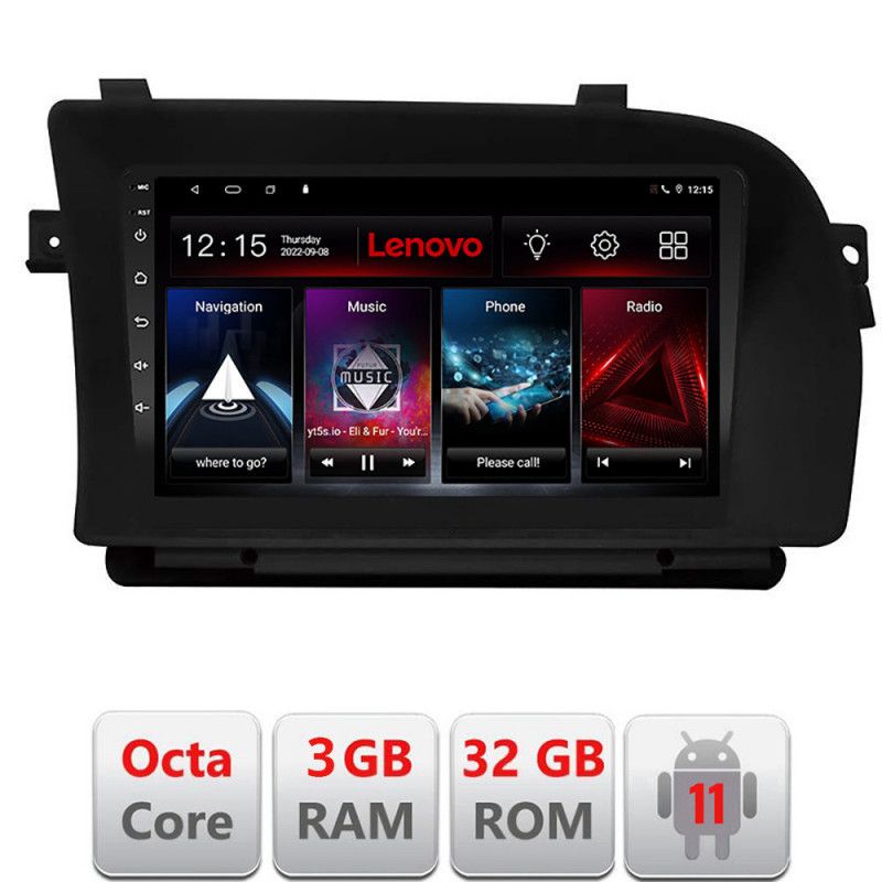 Navigatie S Klass w221 Android radio bluetooth internet DSP 8Core 3+32GB LTE carplay android auto LENOVO LITE