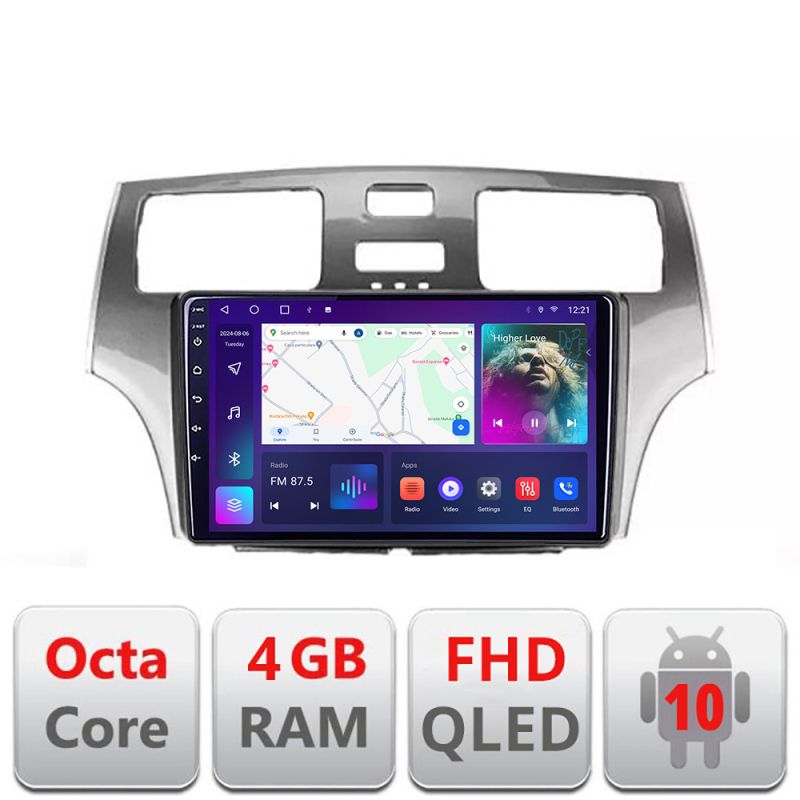 Navigatie Lexus ES intre anii 2001-2006 Android Ecran QLED octa core 4+64 carplay android auto KIT-ES-2001+EDT-E309V3